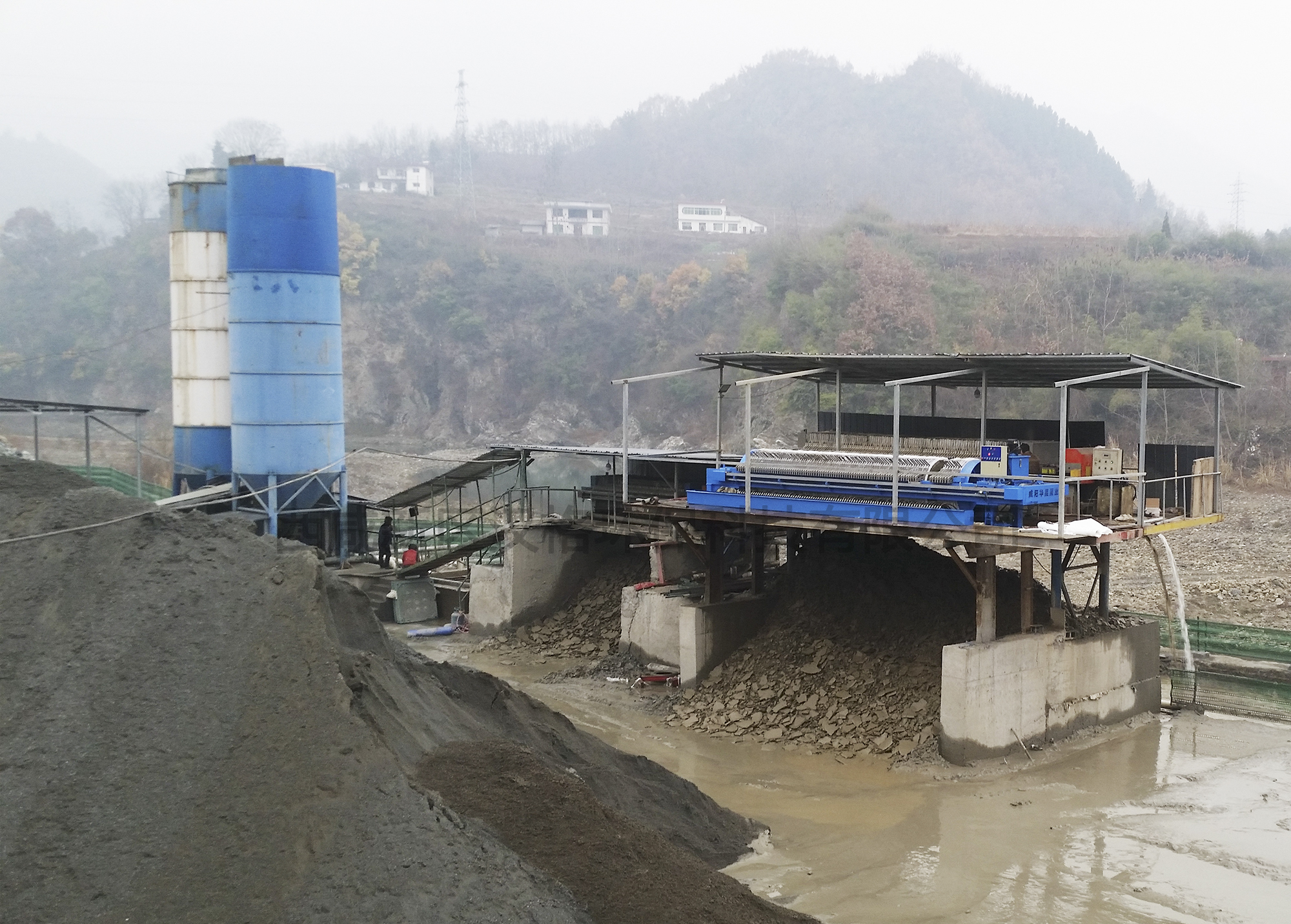 1250壓濾機(jī)客戶(hù)使用案例